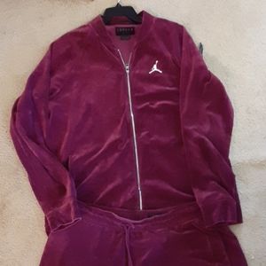 Velour sweatsuit
